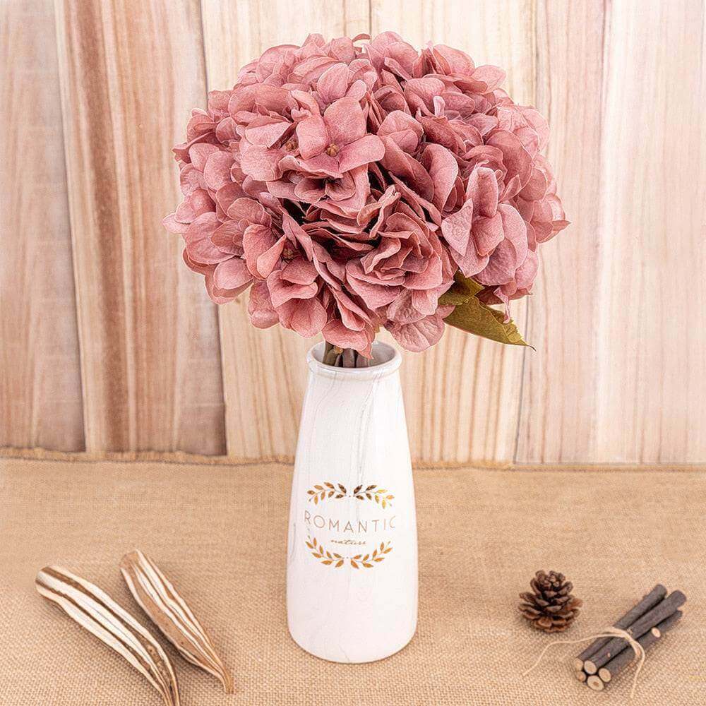 Artificial Flowers Silk Hydrangea Stem