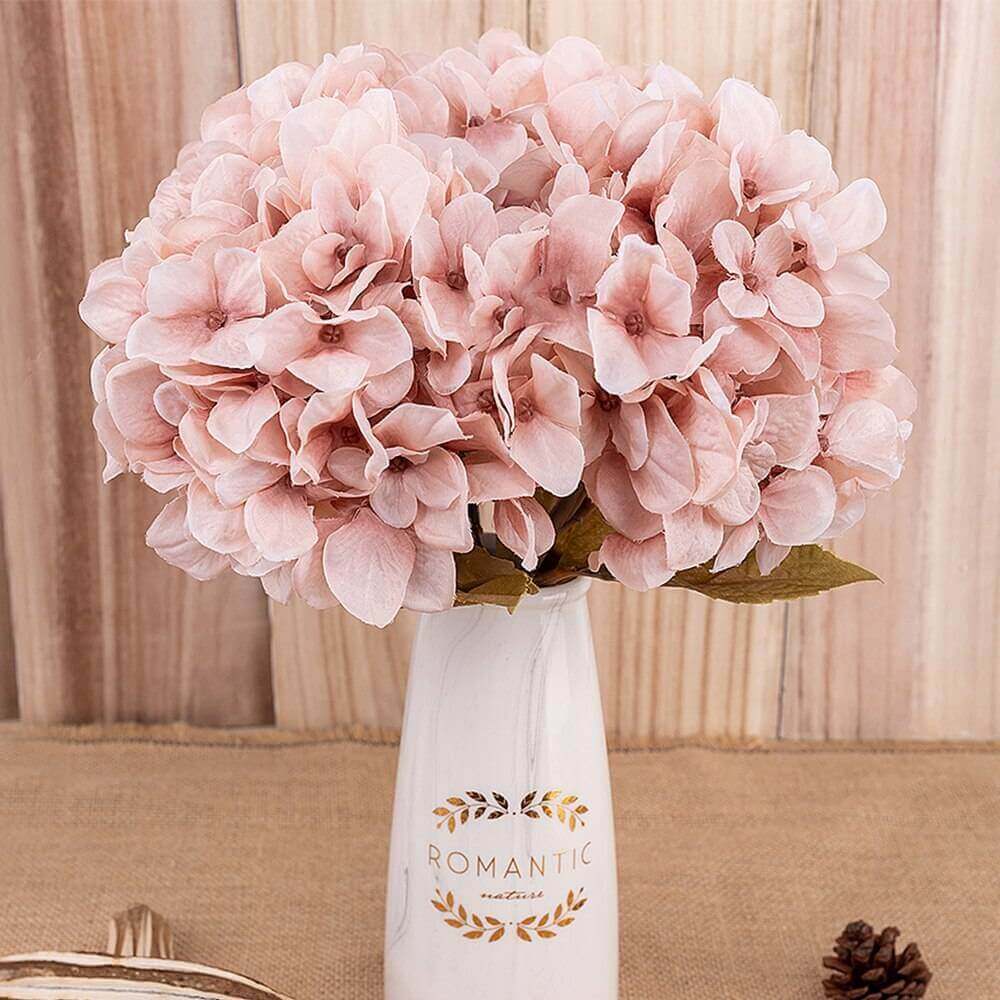Artificial Flowers Silk Hydrangea Stem