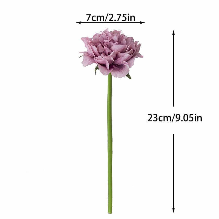 Artificial Silk Peony Floral Bouquet