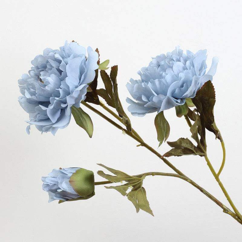 Peony 2 Blooms/1 bud Artificial Flowers
