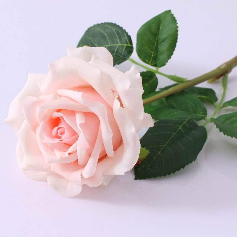 Real-Touch Latex Rose Artificial Flower Stem
