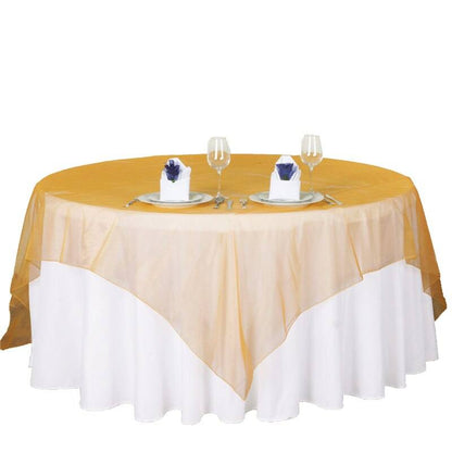 Square Organza Tablecloth Topper