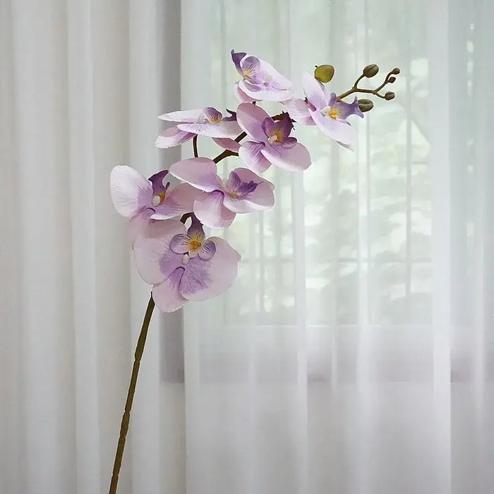 7-Head Orchid Stem Silk Artificial Flower Artificial Flora Artknock