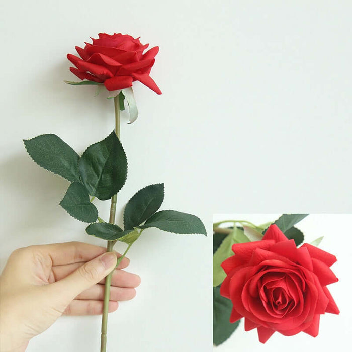 10-pc Real-Touch Latex Coated Rose Artificial Flowers Real-Touch Roses Modalyst