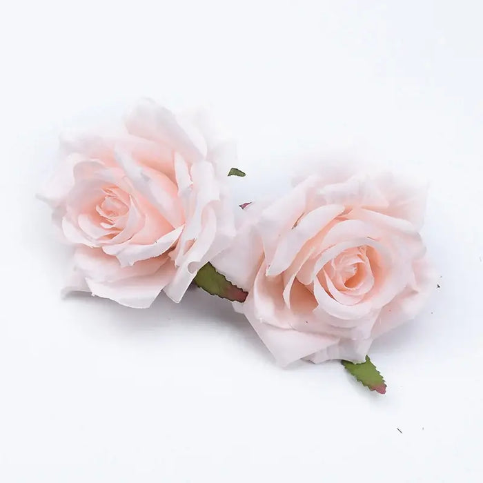 30pcs Silk Rose Heads Wedding Decorative Wall Silk Rose Flower Heads SMR Store