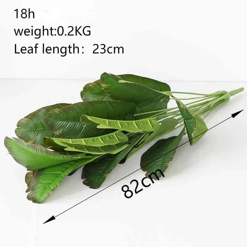 Real touch artificial monstera plant with realistic leaves, 18 inches tall, 82 cm wide, 23 cm leaf length, 0.2 kg.