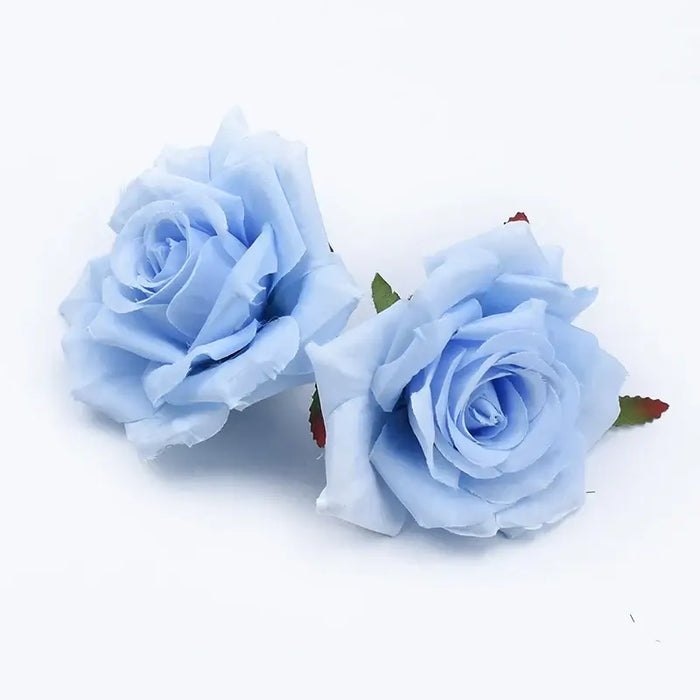 30pcs Silk Rose Heads Wedding Decorative Wall Silk Rose Flower Heads SMR Store