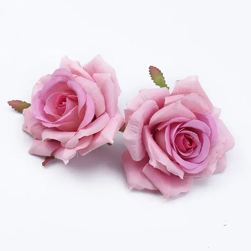 30pcs Silk Rose Heads Wedding Decorative Wall Silk Rose Flower Heads SMR Store