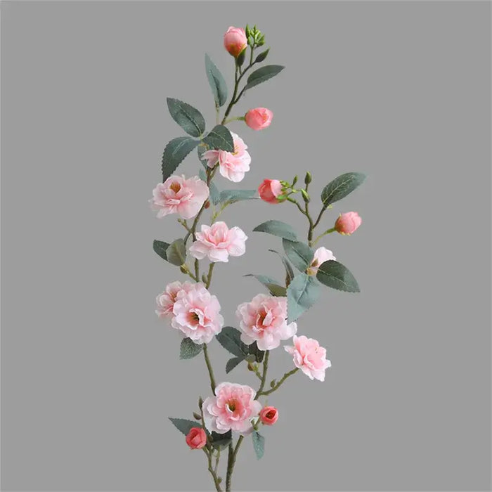 New Design Camellia Rose Artificial Floral Stem Artificial Flora Kahaul