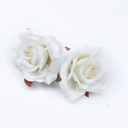 30pcs Silk Rose Heads Wedding Decorative Wall Silk Rose Flower Heads SMR Store