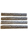 Handmade Grey and Yellow Geometric Appliance Handle Covers Appliance Handle Cover Kaijae Designs