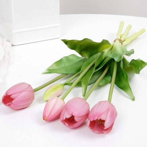 5-pc Lot Artificial Real-Touch Tulips Real-Touch Tulips Modalyst