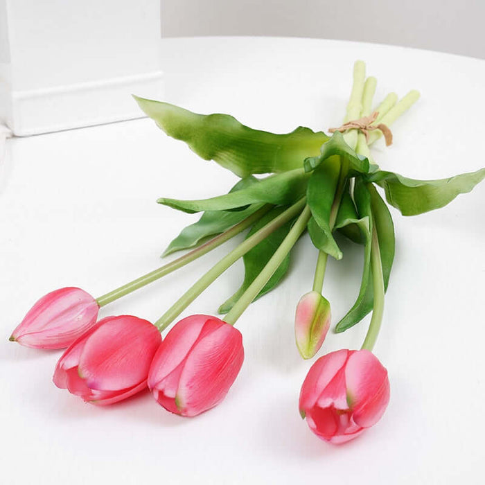 5-pc Lot Artificial Real-Touch Tulips Real-Touch Tulips Modalyst