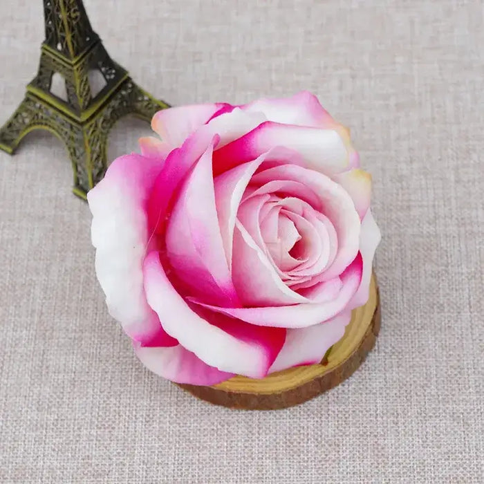 5-10-20pc Lot Artificial Rose Flower Heads for Event Decor Silk Rose Flower Heads NEYIFT