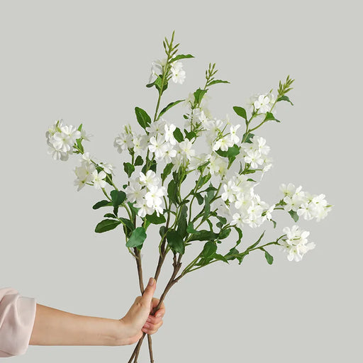 Luxurious Snowflake Branch Silk Artificial Flowers Artificial Flora Artknock