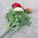 Rose Peony Artificial Ranunculus Flower Stem Silk Peony Modalyst