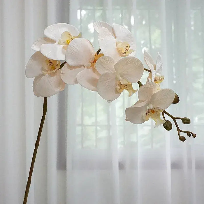 7-Head Orchid Stem Silk Artificial Flower Artificial Flora Artknock