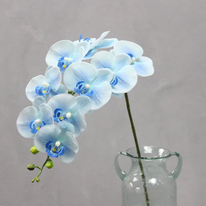 9 Head Real Touch PU Latex Phalaenopsis Artificial Flower Artificial Flora HMEOT