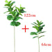 Artificial Monstera plants displayed in two heights, 122cm and 64cm, showcasing high-quality, lifelike greenery.