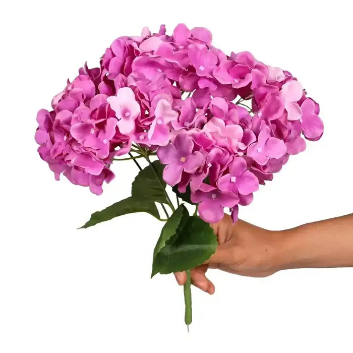 Artificial Flowers Silk Hydrangea Bunch Silk Hydrangea Bush Modalyst