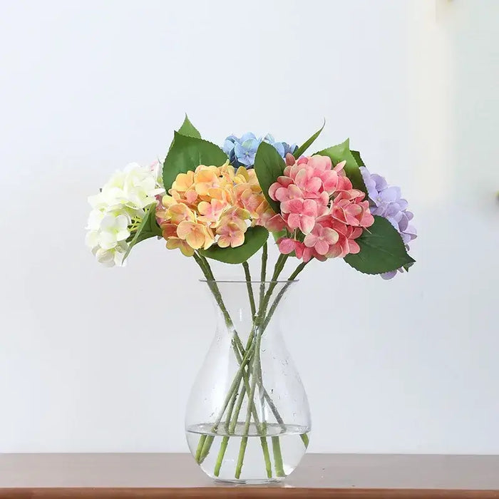 Artificial Hydrangea Stem 3D Printed Flowers Real-Touch Hydrangea Modalyst