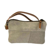 Canvas Stamp Wristlet Pouch Canvas Wristlet Pouch Clea Ray Canvas Bags