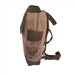 Create Canvas & Leather Backpack Side View 