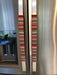 Gnomes on The Green Christmas Appliance Handle Covers on refrigerator handles, festive kitchen decoration in red and green.