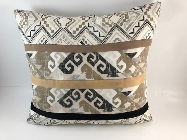Geometric Tribal Pillow Covers - 18 x 18 inches