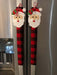 Red and Black Buffalo Check Plaid Appliance Handle Covers Appliance Handle Cover Kaijae Designs