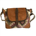 Jewel Tones With Flap Closure Shoulder Bag Canvas Shoulder Bag Clea Ray Canvas Bags