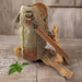Khaki Shoulder Bag With Tan Leather Flap Canvas Shoulder Bag Clea Ray Canvas Bags