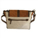 Muted Tones With Flap Closure Shoulder Bag Back Zoom