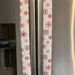 Handmade Rose Pink Snowflakes Appliance Handle Cover Appliance Handle Cover Kaijae Designs