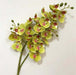 Latex butterfly orchid stem featuring 21 realistic flower heads, perfect for home decor arrangements.