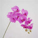 Artificial pink moth butterfly orchid flowers with realistic texture, perfect for home decor.