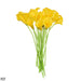 Real-touch yellow calla lily artificial flowers bunch, 10 pcs, perfect for home decor, weddings, and special occasions.