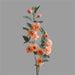 Artificial Camellia stem flowers in soft peach tones with green leaves, perfect for home decor and event enhancement.