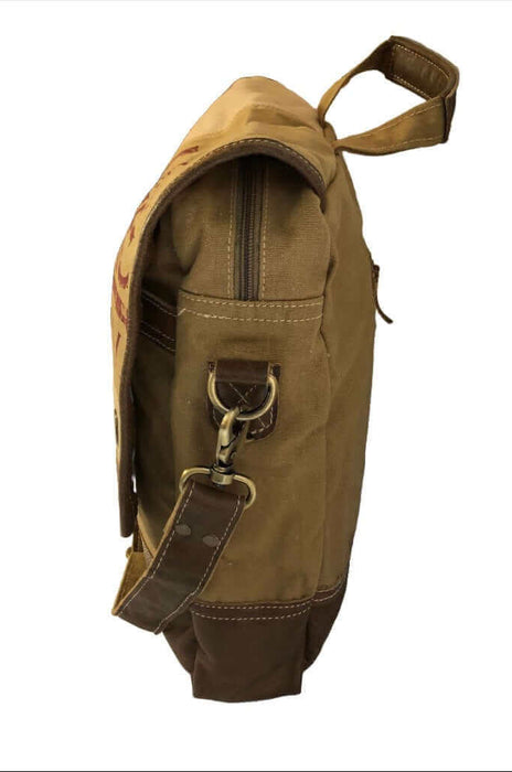 Stylish Music Festival Messenger Bag Canvas Messenger Bag Clea Ray Canvas Bags & Clothing