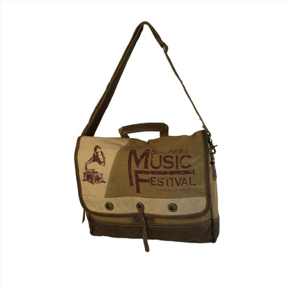 Stylish Music Festival Messenger Bag Strap View