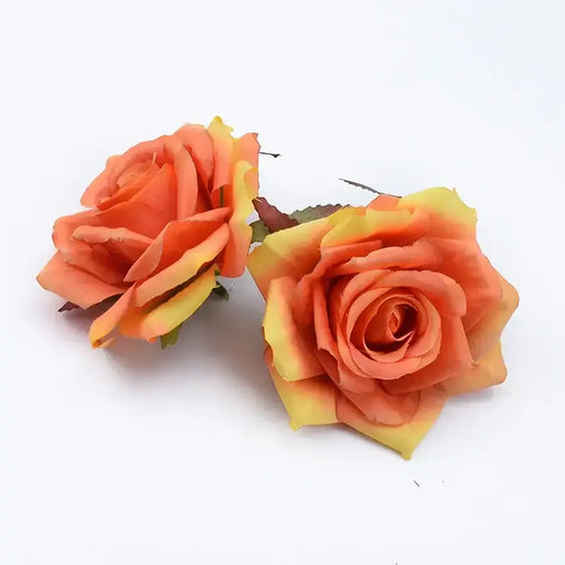 30pcs Silk Rose Heads Wedding Decorative Wall Silk Rose Flower Heads SMR Store