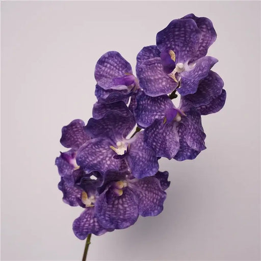 4Pc Lot 7Head Vanda Orchid Real Touch Artificial Flowers Artificial Flora LINANUO