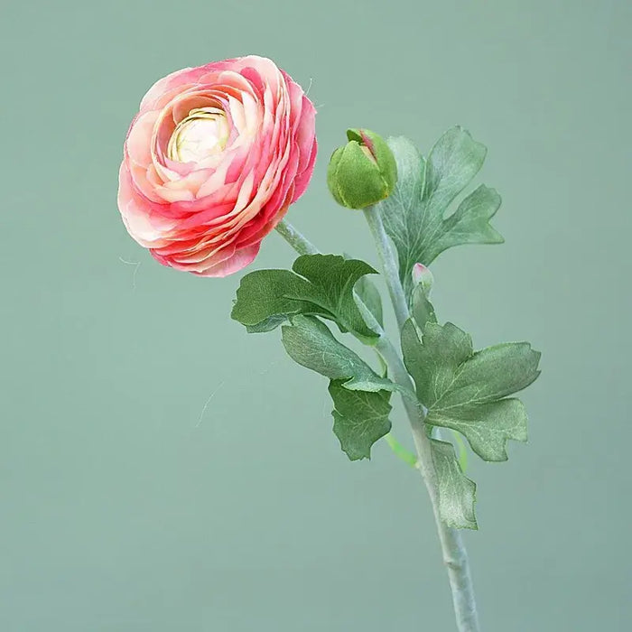 Faux Rose Peony Artificial Ranunculus Flower Stem Silk Peony Modalyst