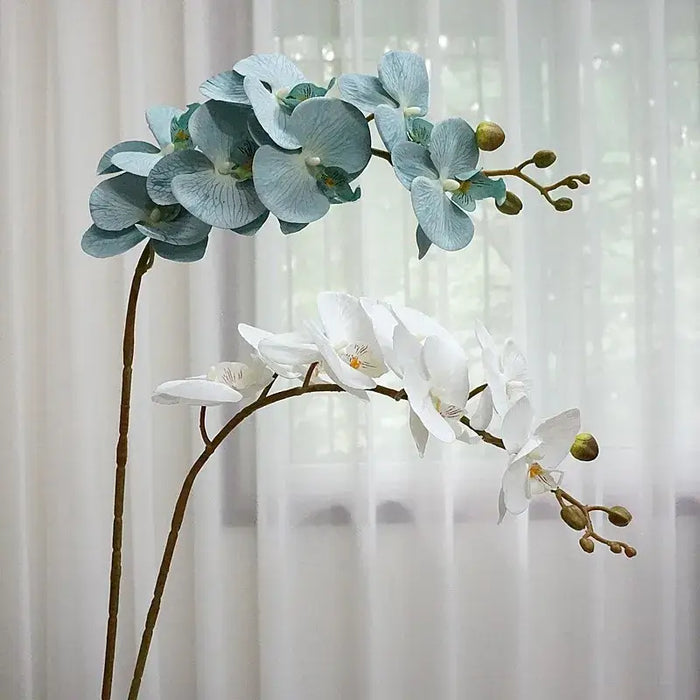 7-Head Orchid Stem Silk Artificial Flower Artificial Flora Artknock