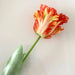 3D Parrot Tulip Stem Real Touch Artificial Flowers Artificial Flora Artknock