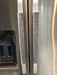 Grey Leaf Motif Appliance Handle Covers on stainless steel refrigerator handles
