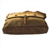 Music festival messenger bag with upcycled canvas and leather design, stylish and spacious for eco-friendly use.