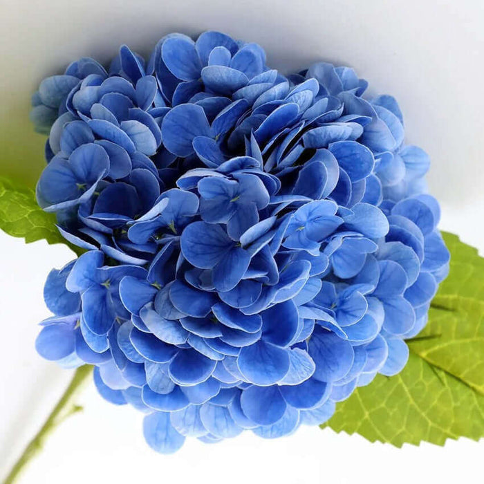 A 154-Petal Latex Hydrangea Flower Stem Real-Touch Latex Hydrangea LINANUO