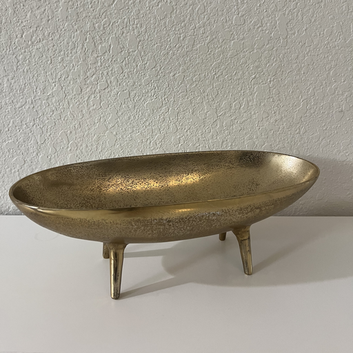 Rustic Brass Cast Iron Decorative Bowl showcasing artisan metalwork and elegant design.