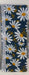 White and Yellow Daisy on Blue Appliance Handle Covers showcasing a floral design on a navy background.